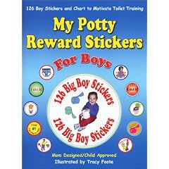 My Potty Reward Stickers for Boys: 126 Boy Potty Training Stickers and Chart to Motivate Toilet Training