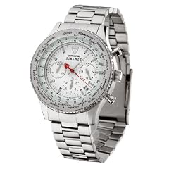 Detomaso Herren-Armbanduhr Firenze Chronograph Edelstahl SM1624C-WH
