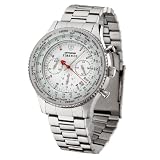 Detomaso Classic Herren-Armbanduhr Firenze Chronograph Edelstahl SM1624C-WH