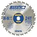 Irwin Industrial Tools 14050 8-1/4-Inch 24-Teeth 5/8" Diamond Arbor Miter and Table Saw Blade
