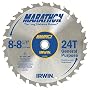 Irwin Industrial Tools 14050 8-1/4-Inch 24-Teeth 5/8" Diamond Arbor Miter and Table Saw Blade