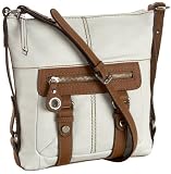 Tignanello Strap Happy Cross-Body,White / Cognac,one size