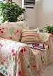 VINTAGE ROSES THROW COVER COUCH COVER-FOR SOFAS