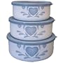 Corelle Coordinates Blue Hearts 6-Piece Small Bowl Set