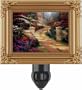 LAMPS BEAUTIFUL Thomas Kinkade Night Light Spring Gate--Excellent customer service--see our feedback.