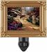 LAMPS BEAUTIFUL Thomas Kinkade Night Light Spring Gate--Excellent customer service--see our feedback.