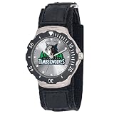 NBA Men's BDV-MIN Agent Series Minnesota Timberwolves Velcro Watch