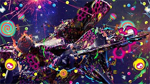 Ryan Beers abstract multicolor psychedelic digital art 4' Size Home Decoration Canvas Poster Print