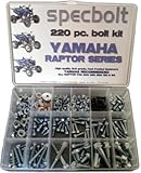 Specbolt Yamaha Raptor Bolt Kit for Maintenance & Restoration OEM Spec Fasteners ATV Quad