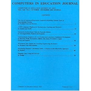 Computers in Education Journal by 
