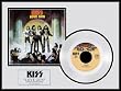 KISS "Love Gun" framed platinum-edition record