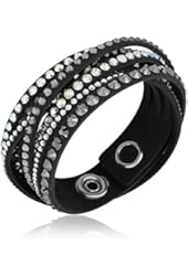 Swarovski Crystal Slake Dark Bracelet