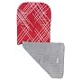 Maclaren Reversible Stroller Liner - 2 Colour Stripe-Charcoal/Silver