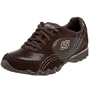 Skechers Women's Westwood Qtr Deco Stitch Lace Up,Chocolate,7 M US