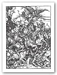Four Horsemen of the Apocalypse by Albrecht Durer 25.125"x18" Art Print Poster