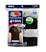 Fruit of the Loom Men's 4pk Black/Gray Crew