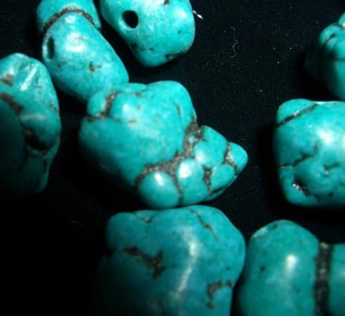 Turquoise Nugget Jewelry Beads Simulated Gemstones