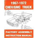 1967 1972 CHEVY C K 10-30 LIGHT TRUCK Assembly Manual by Chevrolet