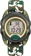 Timex Children's Kids T71912 Green Cloth Quartz Watch with Digital Dial