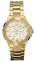 GUESS Women's Crystal Accented Gold-Tone Watch #13537L