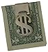 MARSHAL Dollar Sign Design Stainless Steel Money Clip