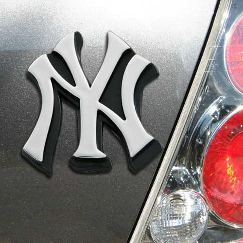 New York Yankees (NY) Silver Car Emblem