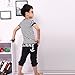 Gotd Boys Navy Striped T-shirt And Pants Suits with Anchor