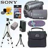 Sony DCR-DVD205 1MP DVD Handycam Camcorder + Accessory Kit