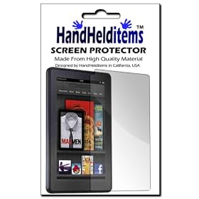 Buy HHI Amazon Kindle Fire Anti-Fingerprint, Anti-Glare, Matte Finishing Screen Protector (Package include a HandHelditems...