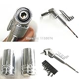 ロック磁気105度角度ビット ドライバアダプタ ドライバー w/6 ピース ヘッド ビット/8 ミリメートル & 10 ミリメートル ソケット用パワー ドリル ドライバー ツール