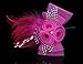Anita Women's Fascinators Bow Feather Beaded Headband