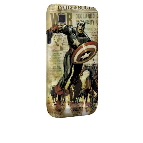  Samsung Galaxy S (T-Mobile Vibrant) Barely There Case - Captain America - Front Page