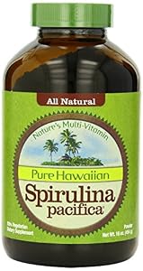 Nutrex Hawaii Hawaiian Spirulina Pacifica Powder, 16-Ounce Bottle