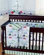Sumersault On The Move 10 Piece Crib Set, Blue