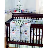 Sumersault On The Move 10 Piece Crib Set, Blue by Sumersault