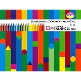 60 color Sakura Color Kupi pencil (canned) (japan import)