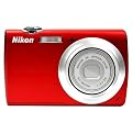 Nikon Coolpix 10.0MP Digital Camera - Red (S203)