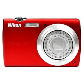 Nikon Coolpix 10.0MP Digital Camera - Red (S203)