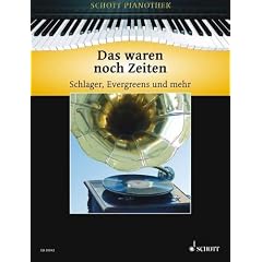 Schott Pianothek: DAS WAREN NOCH ZEITEN mit Bleistift -- 30 Schlager, Evergreens & mehr in klangvollen, mittelschweren Arrangements f�r Klavier u.a. mit MAN M�SSTE KLAVIER SPIELEN K�NNEN und MOONLIGHT SERENADE, von Hans-G�nter Heumann (Noten/sheet music)