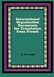 International organization documents for translation from French