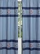 Nautical Nights Sailboat Window Treatment Panels - Set of 2