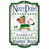 NCAA Notre Dame Fighting Irish 11-by-17 Wood Sign
