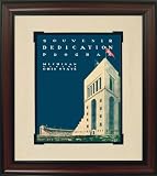 Ohio State Buckeyes vs Michigan Wolverines Vintage Program Art (Framed) - 1922