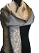 100% Beautiful Silk Scarf Shawl with Vivid Vibrant Colors!