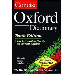 The Concise Oxford English Dictionary: Thumb Indexed (Dictionary)