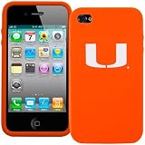 Miami Hurricanes iPhone 4 and 4S Case: Silicone Cover