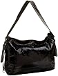 Latico Patent Crunch Slouchy Shoulder Bag