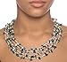 HinsonGayle 'Holly' 4-Strand Handwoven Malachite & White Freshwater Cultured Pearl Necklace-20 in length
