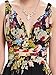 Ever Pretty Women's Sexy Double V-Neck Floral Printed Chiffon Maxi Dress 09636