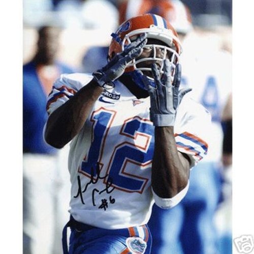 Jemalle Cornelius Autographed Florida Gators (White Jersey) 8x10 Photo